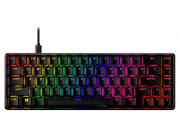 HYPERX Alloy Origins 65 RGB Mechanical Gaming Keyboard (RU), Black, Mechanical keys (HyperX Red key switch) Backlight (RGB), Functionally compact 65% form factor, Ultra-portable design, Full aircraft-grade aluminum body, USB