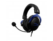 Headset  HyperX Cloud PS, Black/Blue, Official Playstation licensed headset, Solid aluminium build, Microphone: detachable, Frequency response: 15Hz–25,000 Hz, Cable length:1.3m, 3.5 jack, Pure Hi-Fi capable, Braided cable