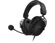 Headset  HyperX Cloud Alpha S Blackout, Black, Solid aluminium build, Microphone: detachable, Frequency response: 13Hz–27,000 Hz, Detachable headset braided cable length:1m+2m extension, Dual Chamber Drivers, 3.5 jack,  Virtual 7.1 surround sound