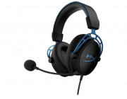 Headset  HyperX Cloud Alpha S, Black/Blue, Solid aluminium build, Microphone: detachable, Frequency response: 13Hz–27,000 Hz, Detachable headset braided cable length:1m+2m extension, Dual Chamber Drivers, 3.5 jack, Virtual 7.1  surround sound