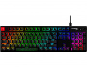 HYPERX Alloy Origins PBT Mechanical Gaming Keyboard (US Layout), HyperX Aqua - Tactile key switch, High-quality, Durable PBT keycaps, Backlight (RGB), 100% anti-ghosting, Key rollover: 6-key / N-key modes, Ultra-portable design, Solid-steel frame, USB