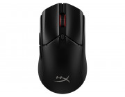 HYPERX Pulsefire Haste 2 Wireless Gaming Mouse, Black, Ultra-lightweight design, 400–26000 DPI, 4 DPI presets, Dual wireless connectivity modes: BT + 2.4GHz, HyperX 26K Sensor, Included grip tape for secure, Per-LED RGB lighting, Up to 100 hours of batter