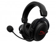 Wireless headset  HyperX Cloud II Core Wireless, Black, Microphone: detachable, Frequency response: 10Hz–21kHz, Battery life up to 80h, USB 2.4GHz Wireless Connection, DTS Headphone:X Spatial Audio, Driver: Dynamic / 53mm with neodymium magnets, Onboard a