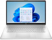 HP Laptop 17 Natural Silver (17-cn2044cii), 17.3- IPS FHD 300 nits (Intel Core i5-1235U 10xCore 3.3-4.4 GHz, 16GB (2x8) DDR4 RAM, 512GB PCIe NVMe SSD, Intel Iris Xe Graphics, no ODD, WiFi 5-AC/BT5.0, Type-C, 41Wh 3cell, 720p HD Webcam, Ru, FreeDOS, 2.08kg