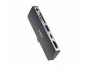 Anker Media Hub PowerExpand Direct for iPad Pro, 6-in-1, 60W Power Delivery, USB-C, 4K HDMI, Audio 3.5mm, USB 3.0, microSD