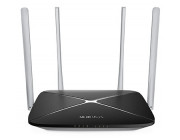 MERCUSYS AC12  AC1200 Dual Band Wireless Router, 867Mbps at 5Ghz + 300Mbps at 2.4Ghz, 802.11ac/a/b/g/n, 1 WAN + 4 LAN, 4 external antennas