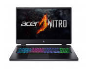 ACER Nitro AN17-42 Obsidian Black (NH.QSCEU.002) 17.3- QHD (2560x1440) IPS 165Hz 300 nits (AMD Ryzen 7 8845HS 8xCore 3.8-5.1GHz, 16GB (2x8) DDR5 RAM, 1TB PCIe NVMe SSD+SSD Slot, GeForce RTX 4070 8GB GDDR6, WiFi6E-AX/BT 5.3 Killer DoubleShot Pro, 4cell, HD