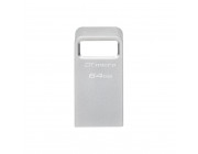 64GB USB3.2 Kingston DataTraveler Micro G2, Metal casing, Compact and lightweight, World’s smallest USB Flash drive (Read 200 MB/s)