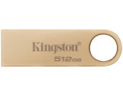 512GB USB3.0  Kingston DataTraveler SE9 G3 Gold, Metal casing, Compact and lightweight (Read up to 220 MByte/s, Write up to 100 MByte/s)