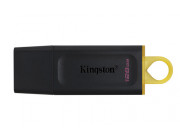 128GB USB3.2  Kingston DataTraveler Exodia Black/Yellow, (Read 100 MByte/s, Write 12 MByte/s)