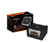 PSU GIGABYTE AORUS -GP-AP750GM-, 750W, ATX12V V2.31, 80 PLUS® Gold, Full Modular, Flat Black Cables, Active PFC + Full Bridge SRC LLC + DC to DC, 135mm HYB Fan with Fan Stop, +12V (62A), 20+4 Pin, 2xCPU(4+4Pin), 6x SATA, 4xPCI-E(6+2pin), 5x Peripheral, OC