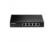 EDIMAX GS-1005BE, 5-Port 2.5 Gigabit Switch, 5 x 2.5 Gigabit LAN ports with full-duplex and 12K jumbo frames support, Quiet Fanless, Flexible Wall-Mount Desig, Steel case