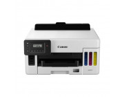 Printer CISS Canon MAXIFY GX5040 (5550C009) White, Color Printer/Duplex/LAN/Wi-Fi, A4, Print 4800x1200dpi_2pl, ESAT 24/15.5 ipm, LCD display, Tray 350 sheet, 64–275 g/m2, 4 ink tanks GI-46B (6000p./9000p. eco mode), GI-46Y/C/M (14000p./ 21000p. eco mode),