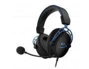 Headset  HyperX Cloud Alpha S, Black/Blue, Solid aluminium build, Microphone: detachable, Frequency response: 13Hz–27,000 Hz, Detachable headset braided cable length:1m+2m extension, Dual Chamber Drivers, 3.5 jack, Virtual 7.1 surround sound