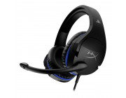 Headset  HyperX Cloud Stinger PS4/PS5, Black/Blue, 90-degree rotating ear cups, Microphone built-in, Frequency response: 18Hz–23,000 Hz, Cable length:1.3m+1.7m extension, 3.5 jack, Input power rated 30mW, maximum 500mW