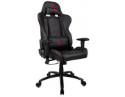 Gaming/Office Chair AROZZI Inizio PU, Black/Red logo, PU Leather, max weight up to 100-105kg / height 160-180cm, Recline 145°, 1D Armrests, Head and Lumber cushions, Metal Frame, Steel wheelbase, Gas Lift 4class, Small nylon casters, W-24.5kg