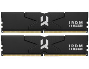 64GB (Kit of 2*32GB) DDR5-6000  GOODRAM  IRDM DDR5 DEEP BLACK  (Dual Channel Kit), PC48000, CL30, Latency 30-36-36-76, 1.35V, 2048x8, Intel XMP3.0 / EXPO, Aluminium BLACK heatsink