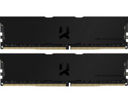 64GB (Kit of 2*32GB) DDR4-3600  GOODRAM  IRDM PRO DDR4 DEEP BLACK  (Dual Channel Kit), PC28800, CL18, Latency 18-22-22, 1.35V, 1024x8, Aluminium BLACK heatsink