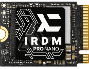 M.2 NVMe SSD 1.0TB GOODRAM IRDM PRO NANO, Designed for handheld consoles, Interface: PCIe4.0 x4 / NVMe1.4, M2 Type 2230 form factor, Sequential Reads/Writes 7300 MB/s / 6000 MB/s, Random 4K Reads/Writes: 750K IOPS / 850K IOPS, TBW: 600TB, MTBF: 1.5mln hou