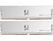 16GB (Kit of 2*8GB) DDR4-4000  GOODRAM  IRDM PRO DDR4 HOLLOW WHITE  (Dual Channel Kit), PC32000, CL18, Latency 18-22-22, 1.4V, 1024x8, Aluminium WHITE heatsink