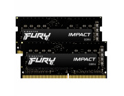 16GB (Kit of 2*8GB) DDR4-2666 SODIMM  Kingston FURY® Impact, PC21300, CL15, 1Rx8, 1.2V Intel® XMP 2.0 (Extreme Memory Profiles)