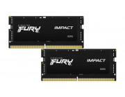 64GB (Kit of 2*32GB) DDR5-4800 SODIMM Kingston FURY® Impact DDR5, PC38400, CL38, 2Rx8, 1.1V, Intel XMP 3.0 (Extreme Memory Profiles)