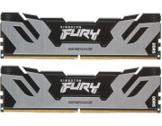 32GB (Kit of 2*16GB) DDR5-6000  Kingston FURY® Renegade Silver DDR5, PC48800, CL32, 1.35V, 1Rx8, Auto-overclocking, Symmetric SILVER Large heat spreader, Intel XMP 3.0 Ready  (Extreme Memory Profiles)