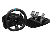 Logitech TRUEFORCE G923 Racing Wheel and Pedals for PS4/5 and PC - USB - PLUGC - EMEA - EU, Black