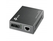 TP-LINK MC210CS, Gigabit Single-Mode Media Converter, 1 x Lan Gigabit port, 1 x 1000M SC/UPC port, Extends fiber distance up to 15km, Wave Length 1310nm, External Power Adapter