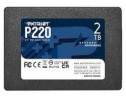 2.5- SSD 2.0TB Patriot P220, SATAIII, Sequential Read: 550MB/s, Sequential Write: 500MB/s, 4K Random Read: 50K IOPS, 4K Random Write: 50K IOPS, SMART, TRIM, 7mm, TBW: 960TB, Phison S12 Controller, 3D NAND TLC