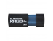 128GB USB3.2  Patriot Supersonic Rage Lite Black, Retractable design (Up to 120MB/s Read Speed)