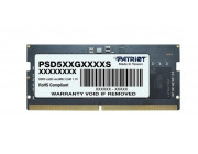 16GB DDR5-5600 SODIMM PATRIOT Signature Line, PC5-44800, CL46, 2 Rank Single-sided module, On-die ECC, 1.1V