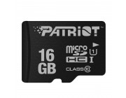 16GB microSD Class10 U1 UHS-I + SD adapter  Patriot LX Series microSD, Up to 80MB/s