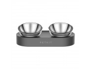 Petkit Fresh Nano Metal Feeding Bowl, 304 stainless steel (food grade), Size:330*160*87.7mm,Two Adjustable angles 0* or 15*, with basement, higher height helps the cats eat comfortable