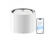 Petkit Eversweet 3Pro Smart Pet Drinking Fountain, Capacity 1.35L, 304 Stainless Steel, Multi-layer filtration system, Wireless Pump Design, PETKIT APP via bluetooth, Smart & Normal & DND Mode, Silent Pump 25dB, Product Size: 195*195*148mm, white