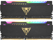 16GB (Kit of 2x8GB) RGB DDR4-3600  VIPER (by Patriot) STEEL Performance RGB Sync, Dual-Channel Kit, PC28800, CL20, 1.35V, Custom Design Aluminum HeatShiled, 5 Customizable Lightning Zones, Intel XMP 2.0 Support, Black w/ Golden Viper Logo