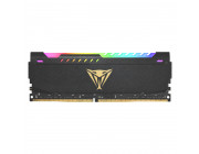 8GB DDR4-3200  VIPER (by Patriot) STEEL Performance RGB Sync, PC25600, CL18, 1.35V, Custom Design Aluminum HeatShiled, 5 Customizable Lightning Zones, Intel XMP 2.0 Support, Black w/ Golden Viper Logo