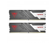 32GB (Kit of 2x16GB) DDR5-7200 VIPER (by Patriot) VENOM DDR5 (Dual Channel Kit) PC5-57600, CL34, 1.45V, Aluminum heat spreader with unique design, XMP 3.0 Overclocking Support, On-Die ECC, Thermal sensor, Matte Black with Red Viper logo