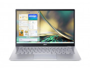 ACER Swift Go 14 Pure Silver (NX.KG3EU.005), 14.0- IPS FHD (AMD Ryzen 5 7530U 6xCore, 2.0-4.5GHz, 16GB (1x16) LPDDR4 RAM, 512GB PCIe SSD, AMD Radeon Graphics, WiFi6E/BT 5.2, FPS, Backlit KB, 3cell, FHD Webcam, EN/RU/UA, No OS, 1.25kg, 15.95mm)