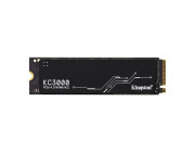 M.2 NVMe SSD 2.0TB Kingston KC3000, w/HeatSpreader, PCIe4.0 x4 / NVMe, M2 Type 2280 form factor, Sequential Reads 7000 MB/s, Sequential Writes 7000 MB/s, Max Random 4k Read 1000,000 / Write 1000,000 IOPS, Phison E18 controller, TBW=1.6PBW, 3D NAND TLC