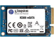 mSATA SSD 1.0TB  Kingston KC600, SATAIII,SeqReads:550 MB/s,SeqWrites:500 MB/s, Max Random 4k Read: 90000 IOPS/ Write: 80000 IOPS, 7mm, Controller SM2259, XTS-AES 256-bit encryption, 3D NAND TLC