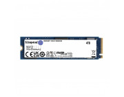 M.2 NVMe SSD 4.0TB Kingston NV2, Interface: PCIe4.0 x4 / NVMe1.3, M2 Type 2280 form factor, Sequential Reads 3500 MB/s, Sequential Writes 2800 MB/s, Phison E19T controller, TBW: 1280TB, 3D QLC NAND flash