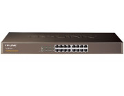 TP-LINK TL-SF1016  16-port Desktop Switch, 16 10/100M RJ45 ports, 1U 19-inch rack-mountable steel case