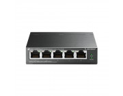 TP-LINK TL-SG1005LP, 5-Port Gigabit Desktop PoE Switch, 5 Gigabit RJ45 ports including 4 PoE ports, 40W PoE Power supply, steel case