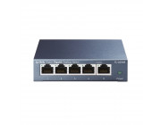 TP-LINK TL-SG105  5-port Gigabit Switch, 5 10/100/1000M RJ45 ports, steel case, QoS, IGMP Snooping