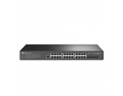 TP-LINK TL-SG3428X  24-Port Gigabit L2+ Managed Switch, 24-Port Gigabit L2+ Managed Switch with 4 10GE SFP+ Slots, 10G Lightning-Fast Uplink, STP/RSTP/MSTP, IGMP V1/V2/V3 Snooping, 802.1P Qos, Rate Limiting, Port Trunking, Port Mirroring, SNMP, RMON