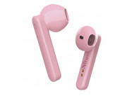 Trust Primo Touch Bluetooth Wireless TWS Earphones - Pink, Up to 4 hours of playtime, Manage all important functions (next/previous/pause/play/voice assistant) with a simple touch