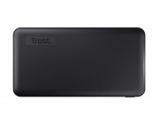 5000mAh Powerbank - Trust Primo Eco, Black, Fast-charge with maximum speed via USB-C (15W) or USB-A (12W). Ultra-thin