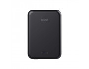 Trust MAGNO Magnetic wireless powerbank, 5000mAh, iPhone 12 or higher with MagSafe compatibility, Qi charging with 7.5W, USB-C, Lithium-ion polymer, over-charge, over-discharge, over-heat, over-load, reverse polarity, short-circuit protection, Recharge ti