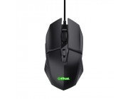 Trust Gaming GXT 109 FELOX multicolour LED lighting Mouse, max. 6400 dpi, 6 Programmable buttons, 1.5 m USB, Black